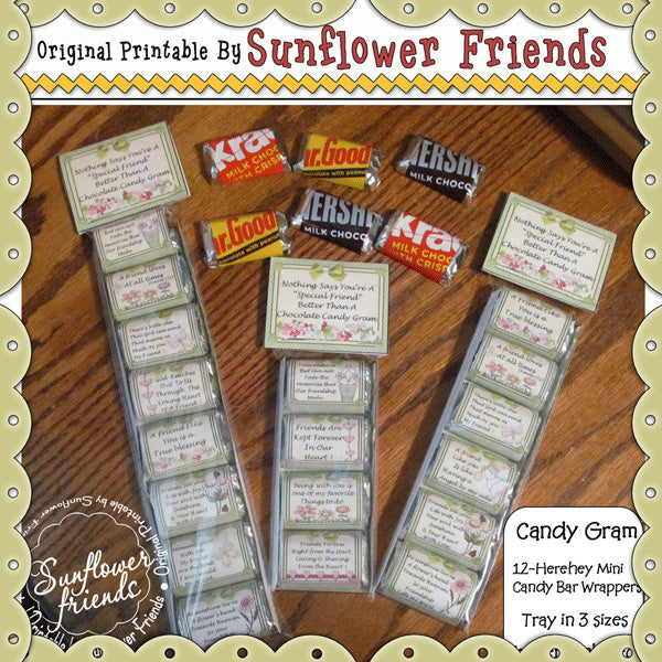 Friends Candy Gram...Hershey Mini Bars