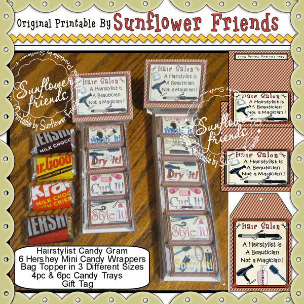 Parrucchiere Candy Gram_Mini Hershey Bars