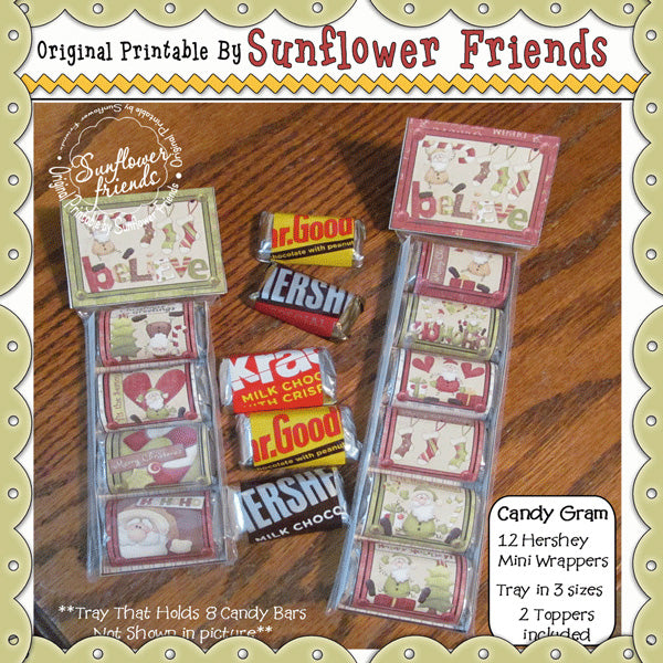 Jolly Frolics Candy Gram...mini barrette Hershey