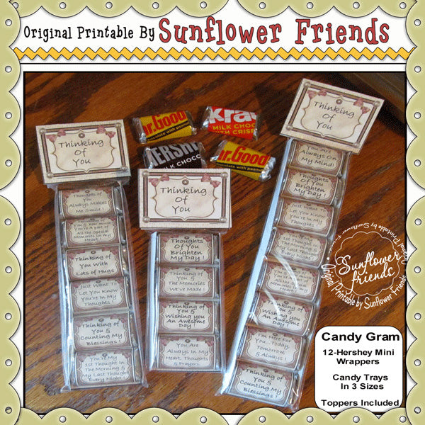 Thinking Of You  Candy Gram...Mini Bars