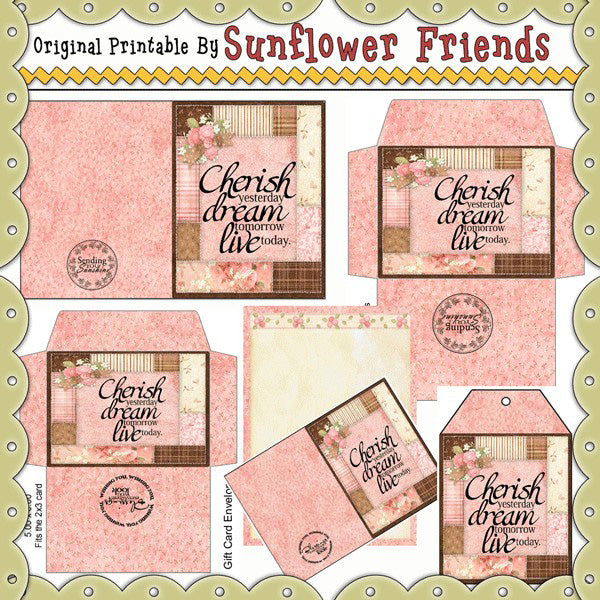 Juego de cartas Cherish, Dream & Live (Insp1001)