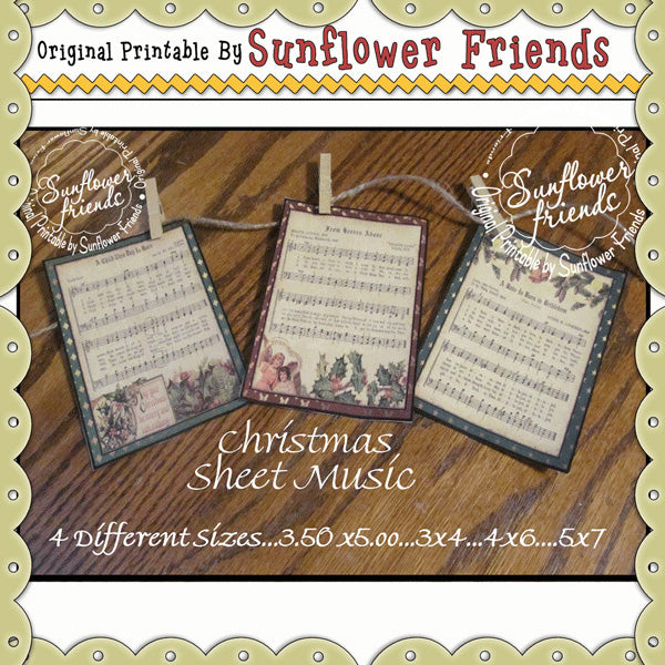 Christmas Sheet Music...Set A