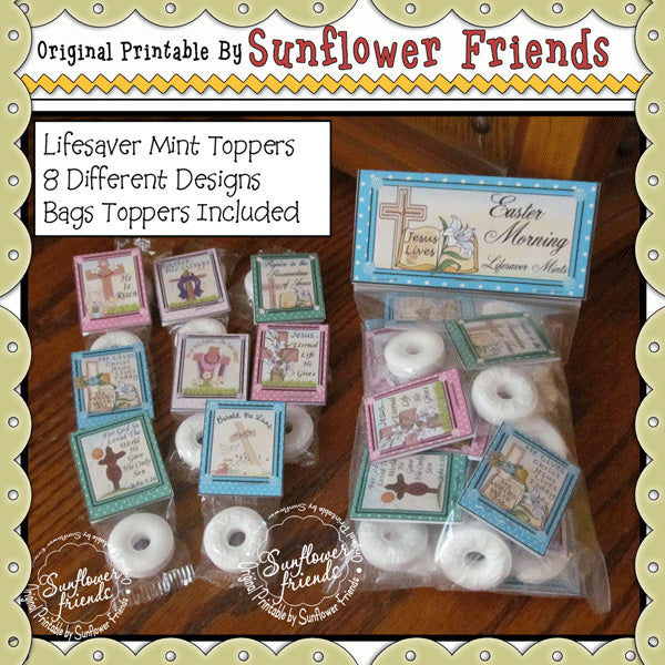 Easter Morning Lifesaver Mint Toppers