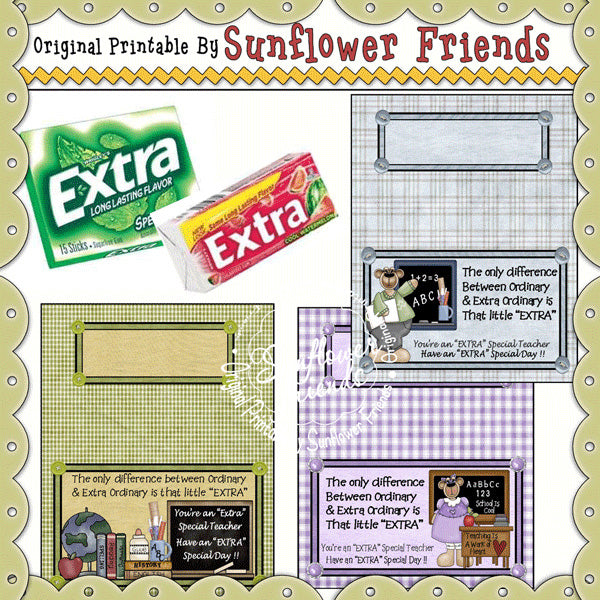 Set extra ordinario per insegnanti di 3 toppers