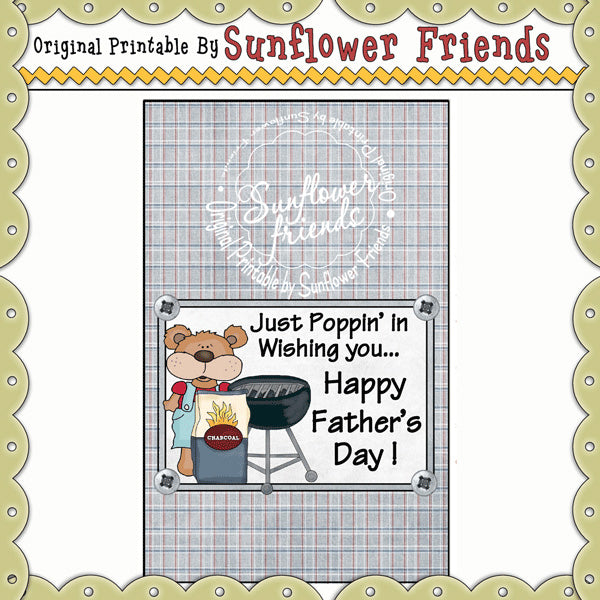 Happy Father's Day Microwave Popcorn Wrapper