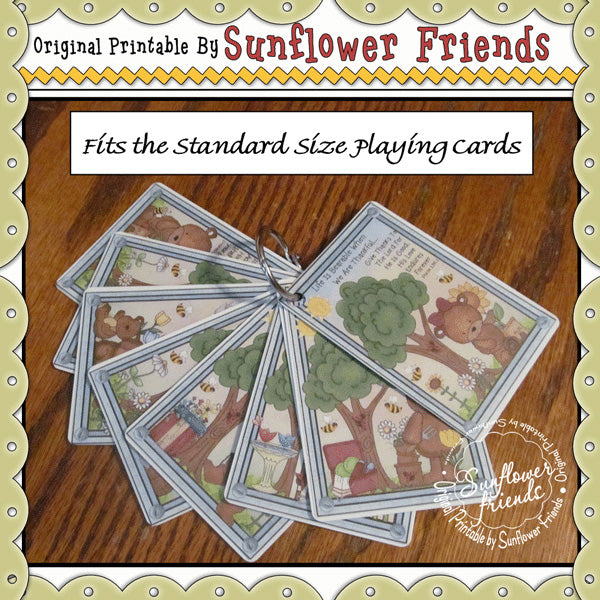 La vita è sopportabile... Etichette di carte da gioco