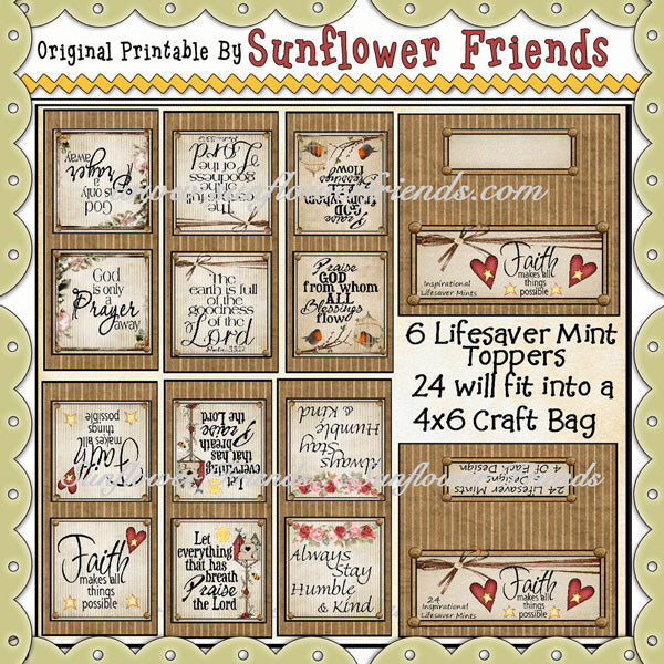 Toppers salvavita ispirati alla fede