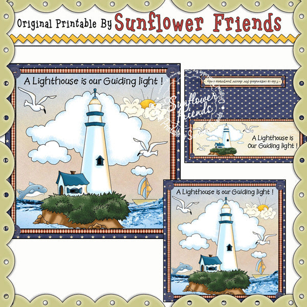 Lighthouse "Guiding Light" Glass Block & Tile    *03