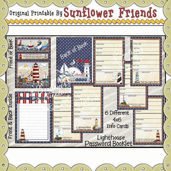 Libro delle password Internet di Lighthouse