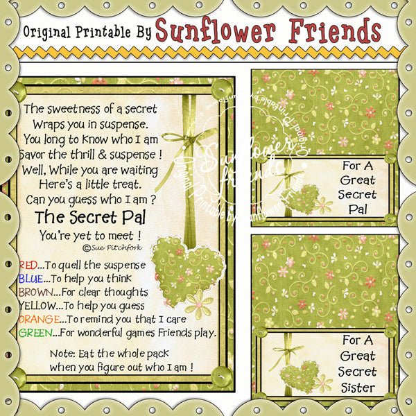 For a Great Secret Sister/Pal   *MM301A