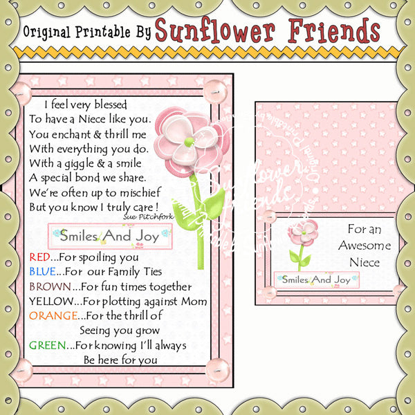 For An Awesome Niece  *MM302A
