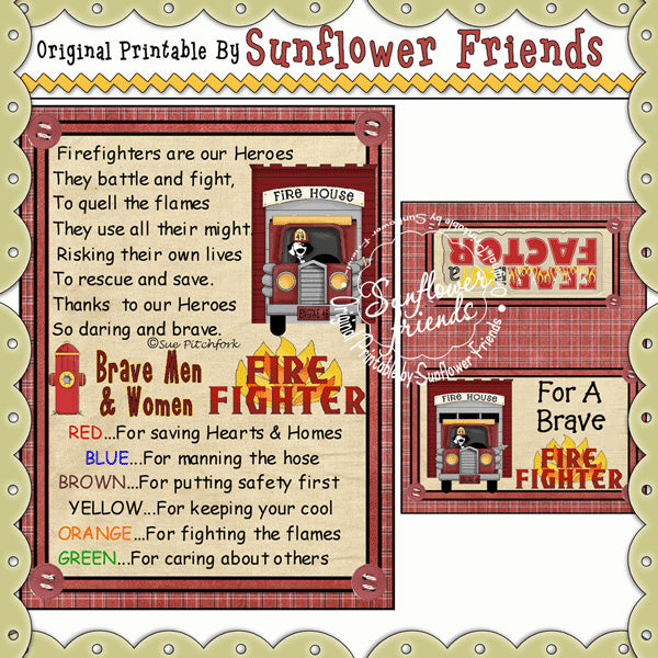 For A Brave Firefighter   *MM321A