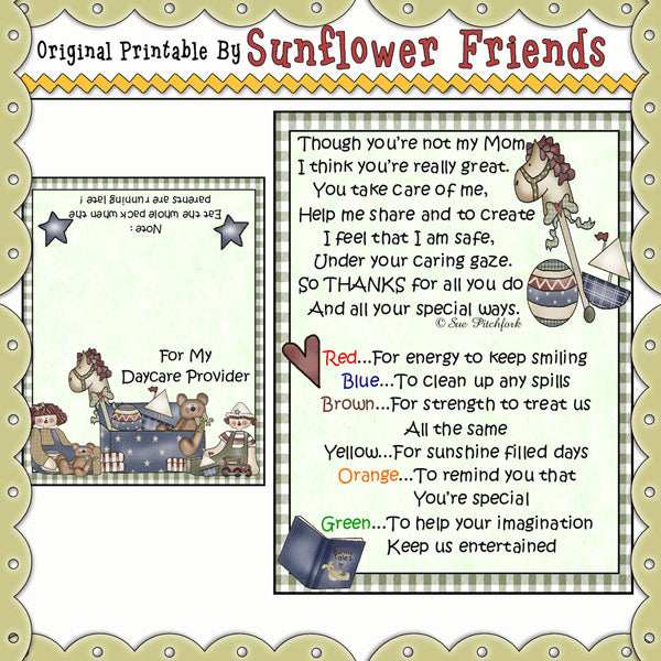 For My Daycare Provider  *MM333