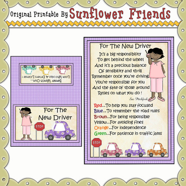 For The New Driver (Girl)   *MM359
