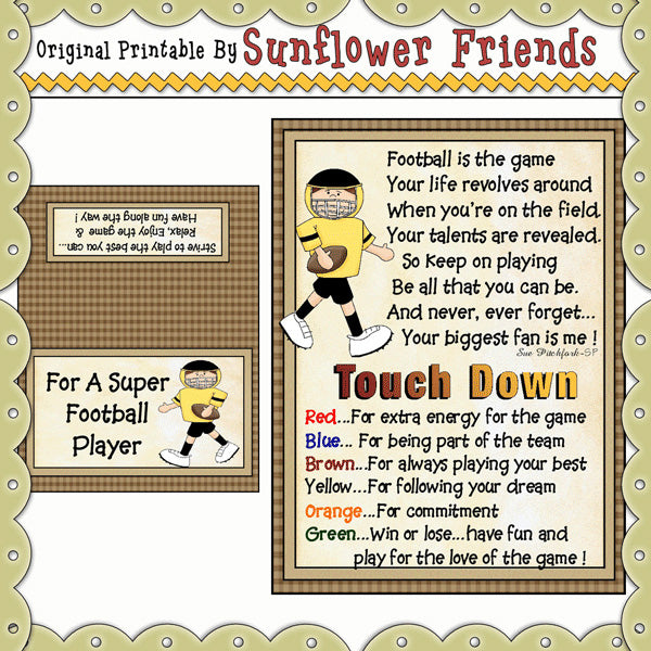 For A Super Football Player   *MM249