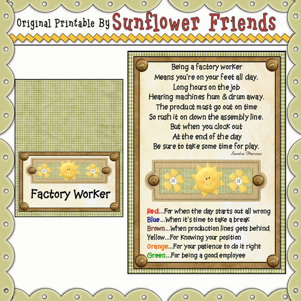 Factory Worker  *MM494