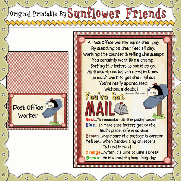 Post Office Worker  *MM495