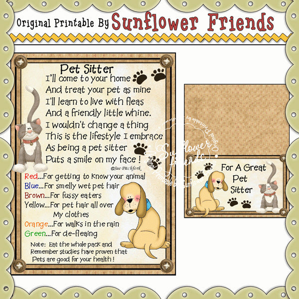 Pet Sitter  *MM529