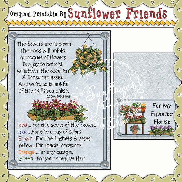 For My Favorite Florist   *MM542