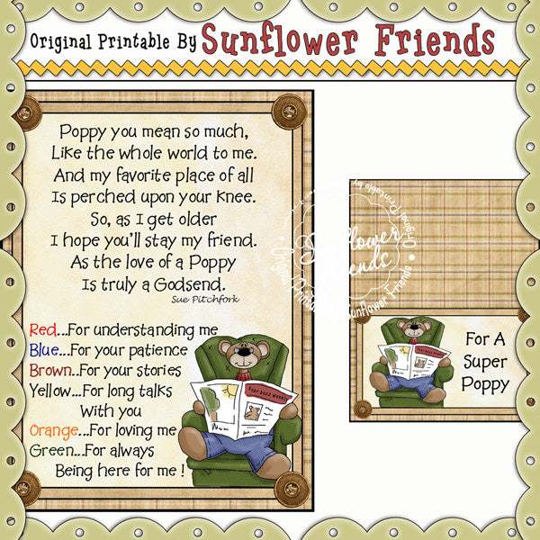For A Super Poppy  *MM 572