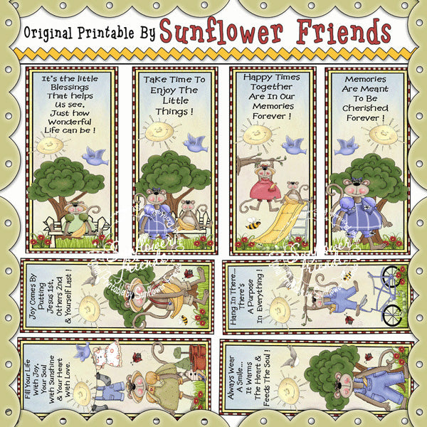 Segnalibri Monkey Business *Set di 8