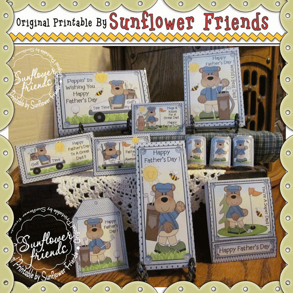 Father's Day ~ Golf   11 Piece Printable Pack