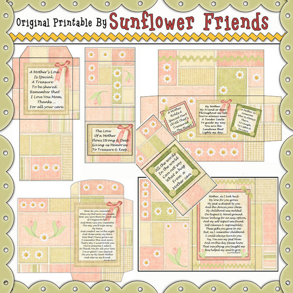 Mother~ 6 Piece Printable Pack