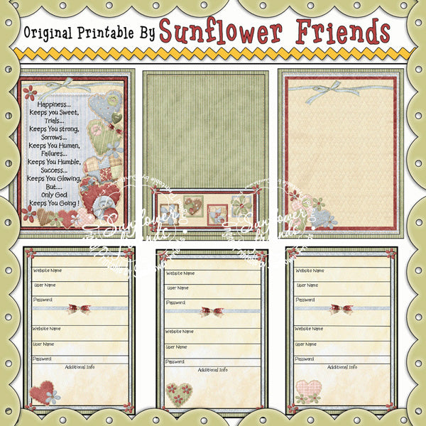 Dio ti fa andare avanti Libro delle password di Internet