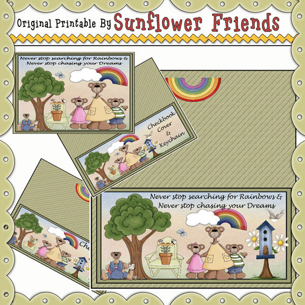 Copertina del libretto degli assegni degli orsetti arcobaleno *01