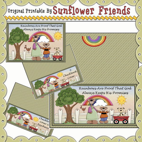 Copertina del libretto degli assegni degli orsetti arcobaleno *3