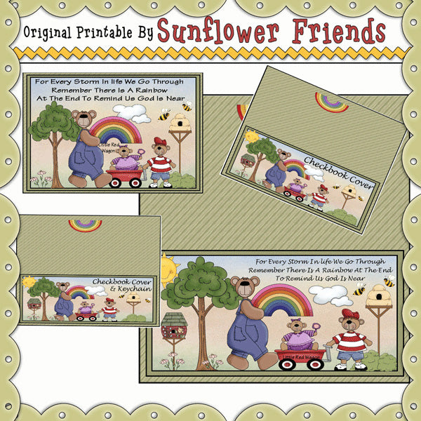 Copertina del libretto degli assegni degli orsetti arcobaleno *9