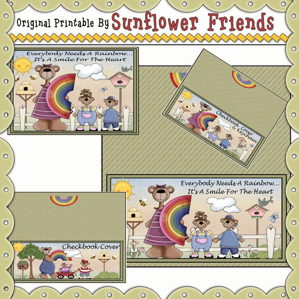 Copertina del libretto degli assegni degli orsetti arcobaleno *10