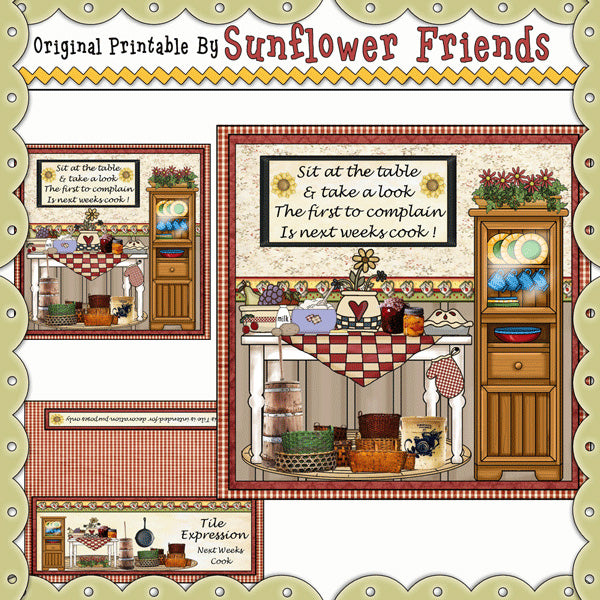 Next Week's Cook  Glass Block  & Tile Set  (28)