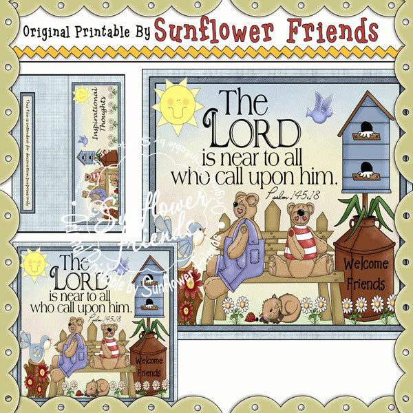 The Lord Is Near  Glass Block & Tile Set  (32)