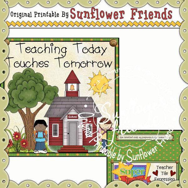 Teacher_4x4 Tile Set * B03