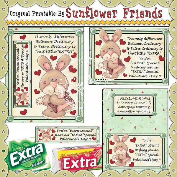 Valentine "Extra Special" Gum_Rabbit