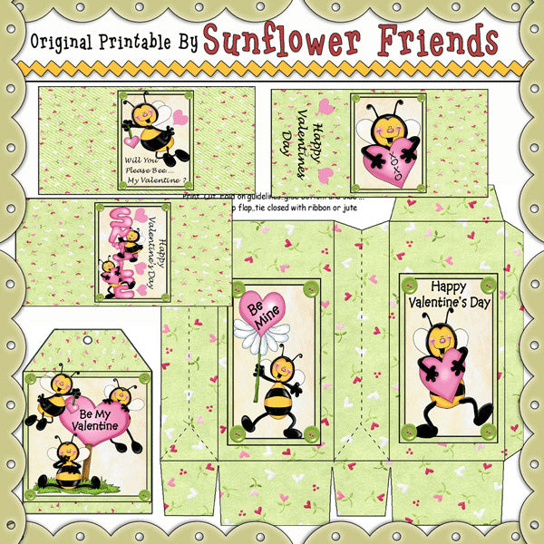 Saco de pellizco Bee Mine Valentine