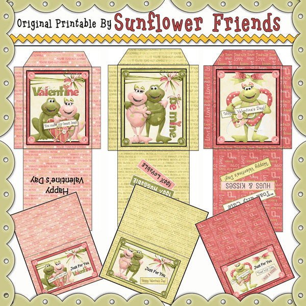 Toadally Valentine Tea Bag Envelopes