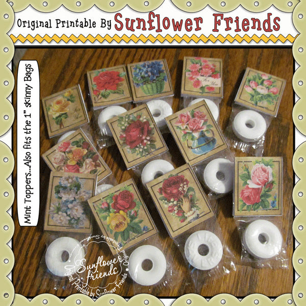 Vintage / Victorian Lifesaver Mint Toppers