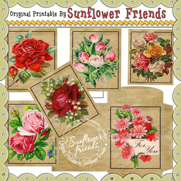 Vintage Victorian Envelope Packets_Set A