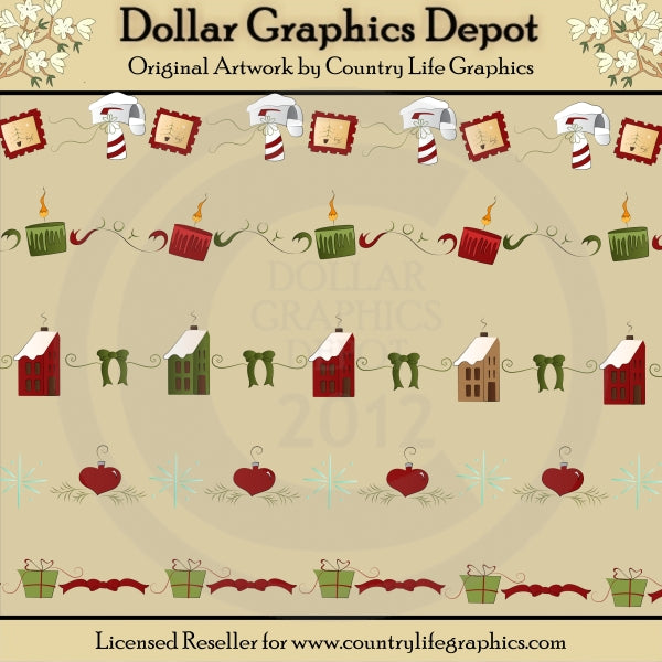 Saltbox Bordi invernali - ClipArt