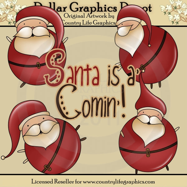 Santa ya viene - Imágenes Prediseñadas