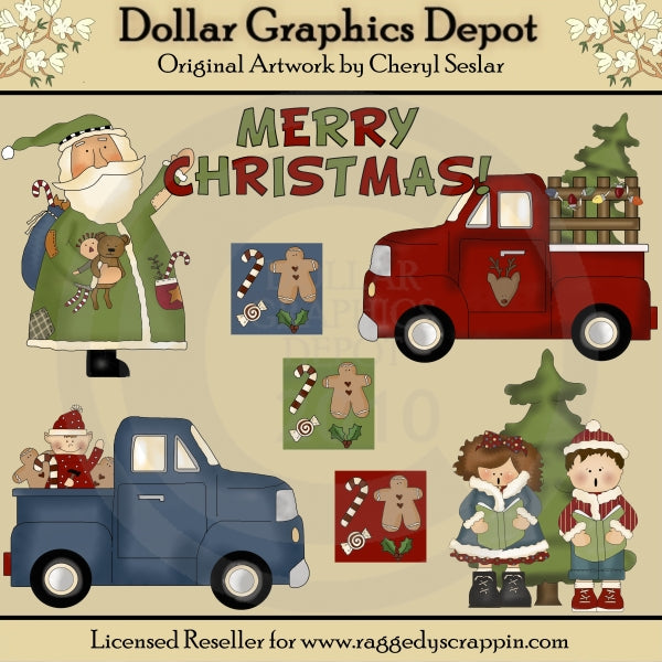 El nuevo viaje de Papá Noel - Imágenes prediseñadas - Exclusivo de DCS