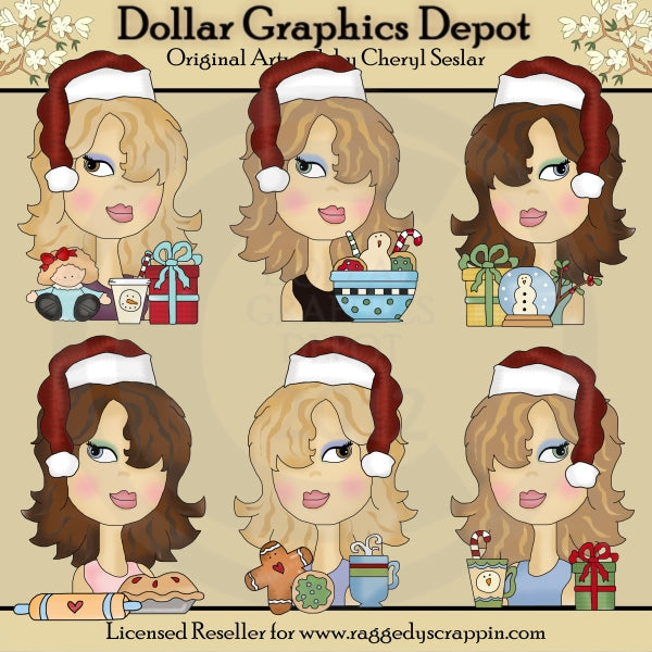 Sassy Gals - Navidad - Imágenes Prediseñadas