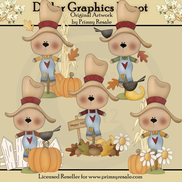 Orsi spaventapasseri - ClipArt