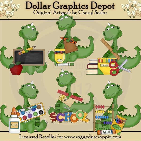 Dragones Escolares - Clipart