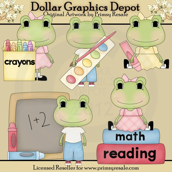 Rane della scuola 1 - ClipArt