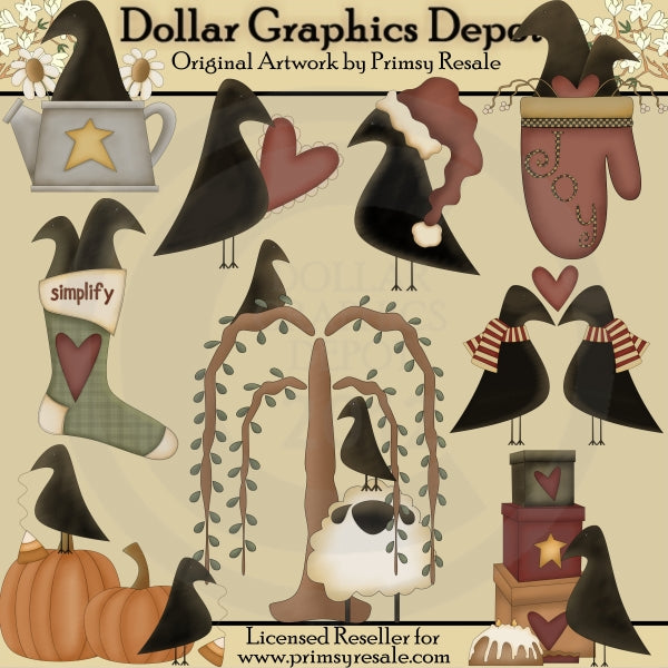 Corvi stagionali - ClipArt
