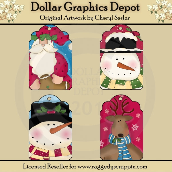 Silly Christmas Tags 2