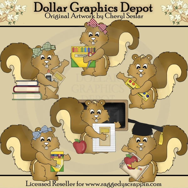 Ardillas tontas - Escuela